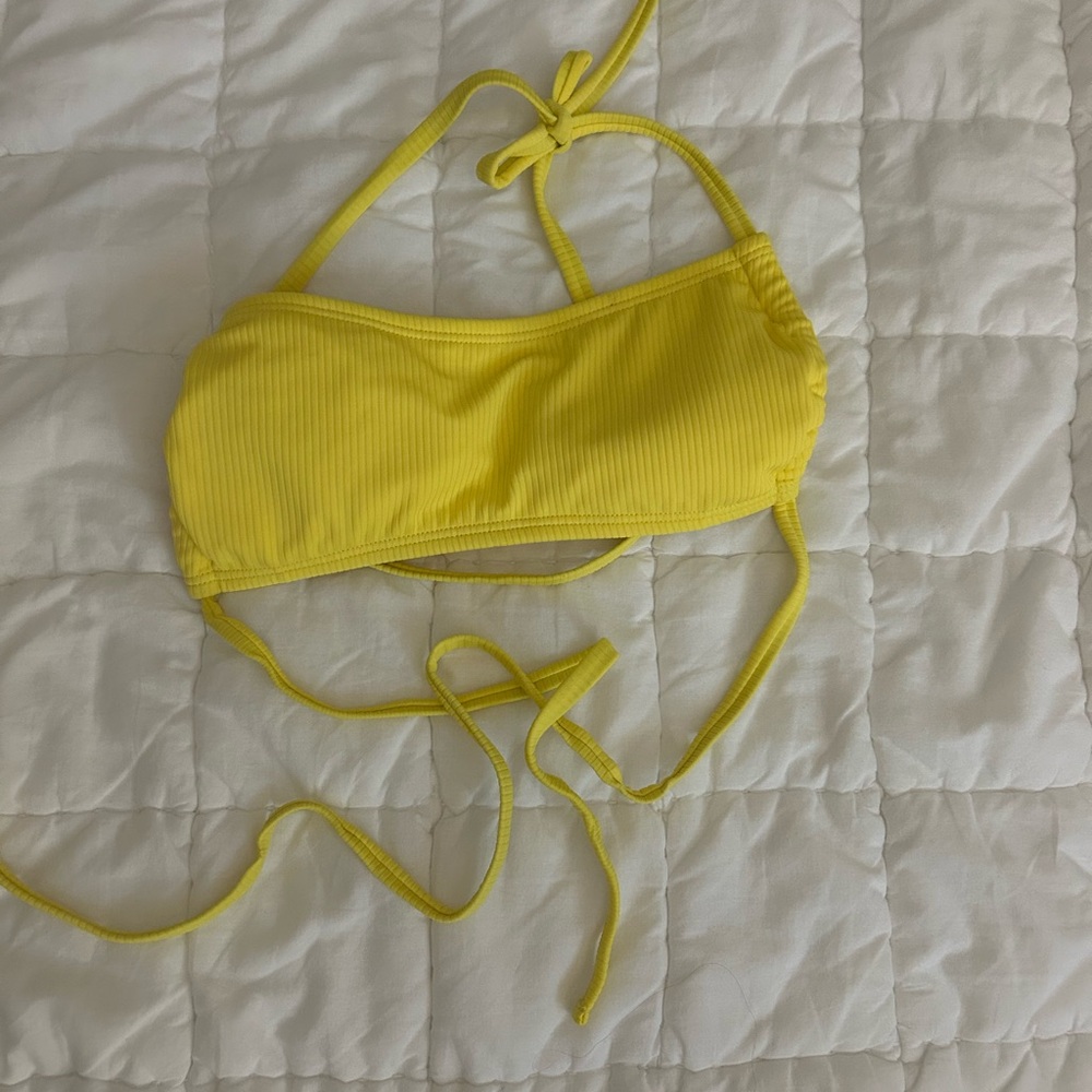 TARGET yellow bikini top